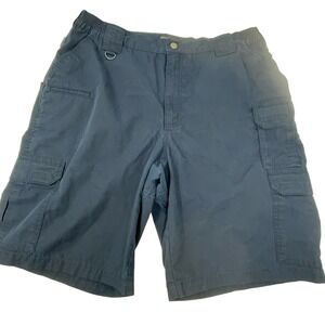5.11 Tactical Mens 38 Taclite Pro 10" Ripstop Shorts Navy Blue Cargo Pocket 4389